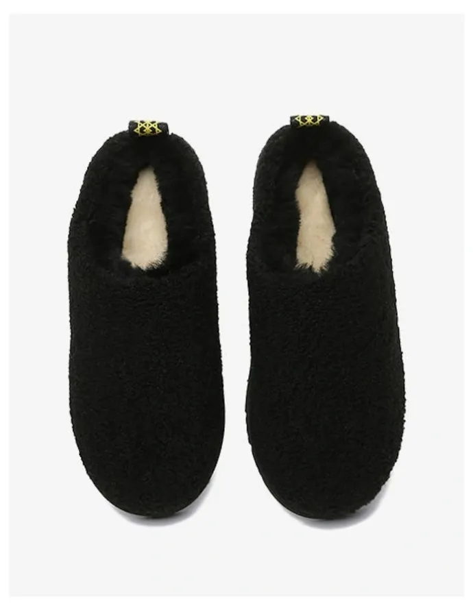 Ever AU Teddycozy Slipper in Black