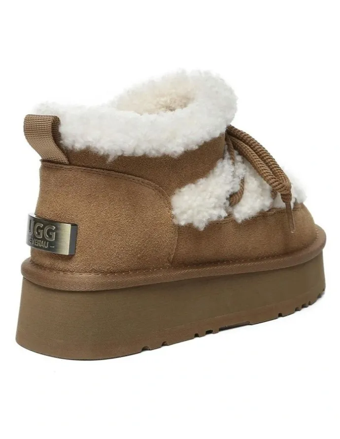 EVERAU Everau Womens Mini Carmen Platform Boots
