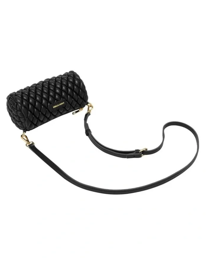 Every Other QUILTED BARREL BAG IN BLACK