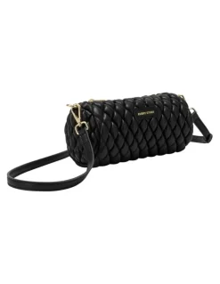 Every Other QUILTED BARREL BAG IN BLACK