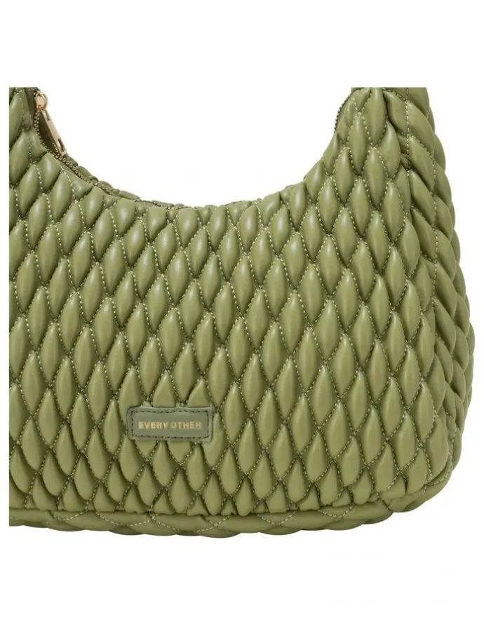 Every Other QUILTED SHOULDER BAG IN OLIVE