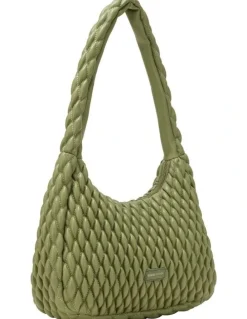 Every Other QUILTED SHOULDER BAG IN OLIVE