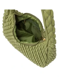 Every Other QUILTED SHOULDER BAG IN OLIVE