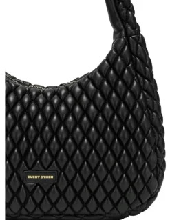Every Other QUILTED SHOULDER BAG IN BLACK