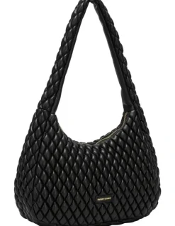 Every Other QUILTED SHOULDER BAG IN BLACK