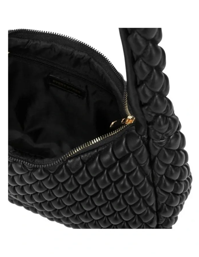 Every Other QUILTED SHOULDER BAG IN BLACK