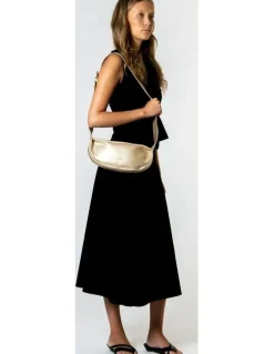 Every Other SOFT CRESCENT BAG IN GOLD