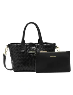 Every Other WOVEN GRAB BAG IN BLACK