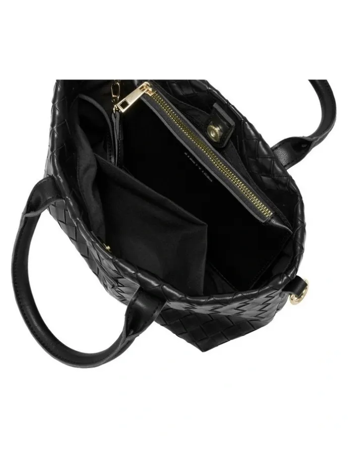 Every Other WOVEN GRAB BAG IN BLACK