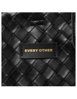 Every Other WOVEN GRAB BAG IN BLACK