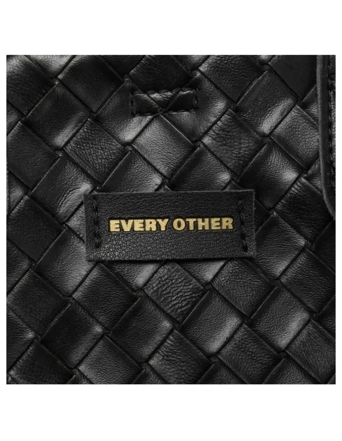 Every Other WOVEN GRAB BAG IN BLACK