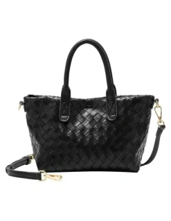 Every Other WOVEN GRAB BAG IN BLACK