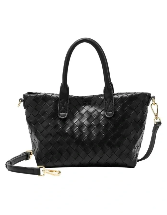 Every Other WOVEN GRAB BAG IN BLACK