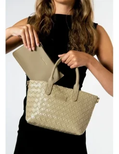 Every Other WOVEN GRAB BAG IN OLIVE