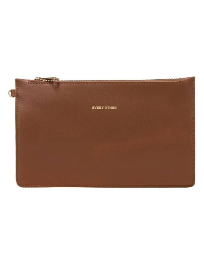 Every Other WOVEN TOTE BAG IN BROWN