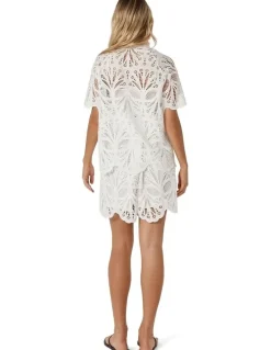 Fate & Becker Elara Broderie Blouse in Ivory