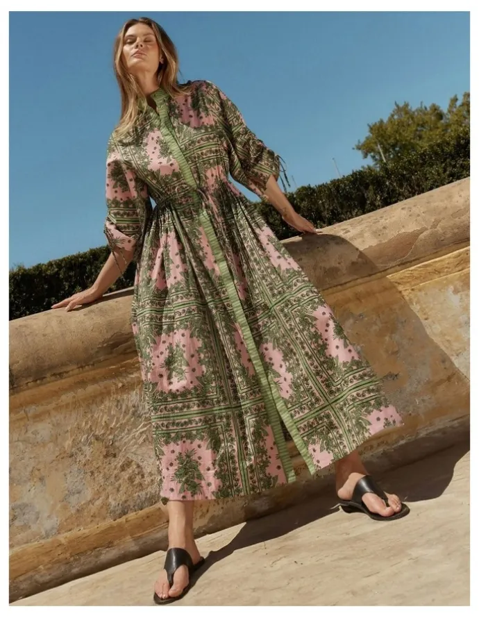 Fate & Becker Dominica Dress in Green
