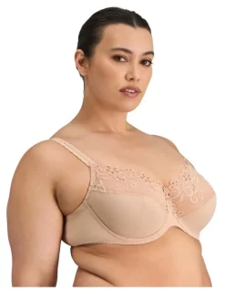 Fayreform Coral Underwire Bra in Latte