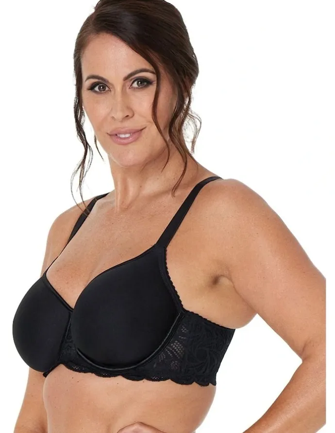 Fayreform Lace Perfect Contour Bra in Black