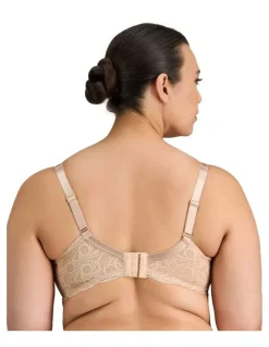 Fayreform Lace Perfect Contour Bra in Latte