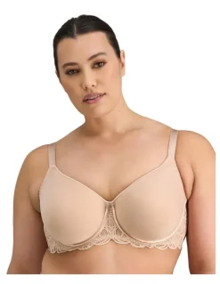 Fayreform Lace Perfect Contour Bra in Latte