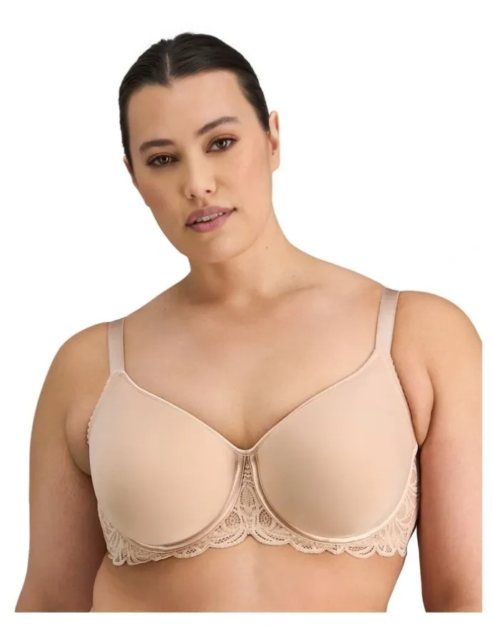 Fayreform Lace Perfect Contour Bra in Latte