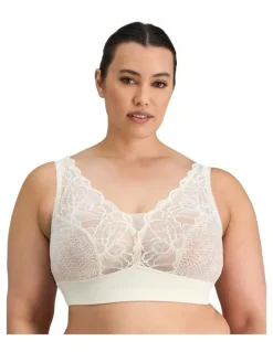 Fayreform Midnight Express Wirefree Bra in Egret