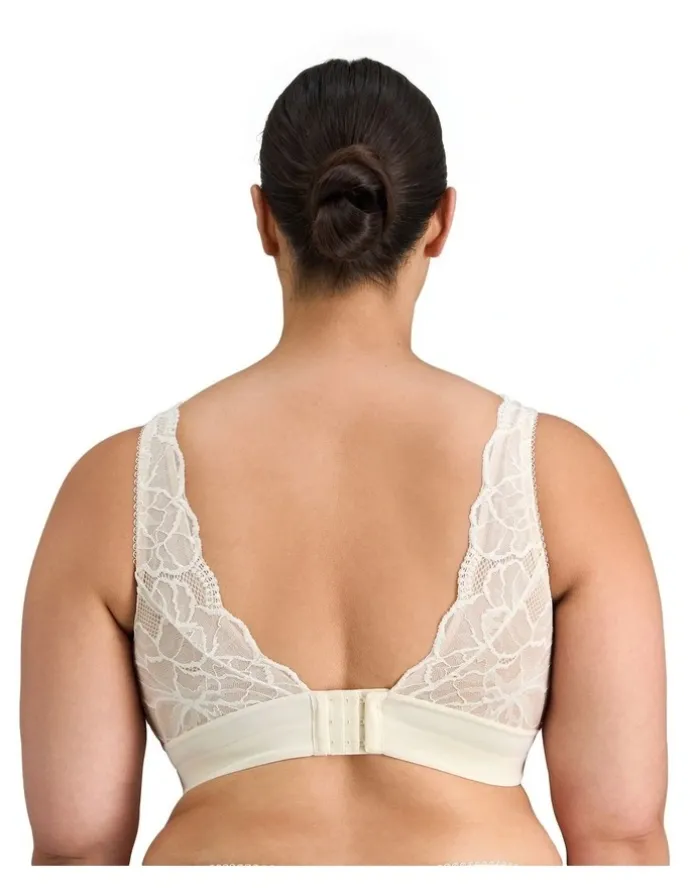 Fayreform Midnight Express Wirefree Bra in Egret