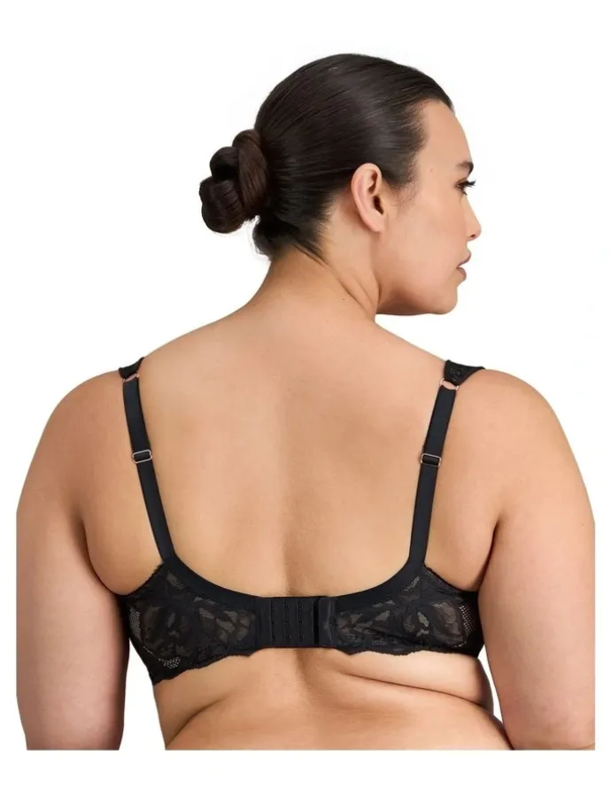 Fayreform Midnight Express Underwire Bra in Black