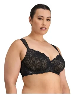 Fayreform Midnight Express Underwire Bra in Black