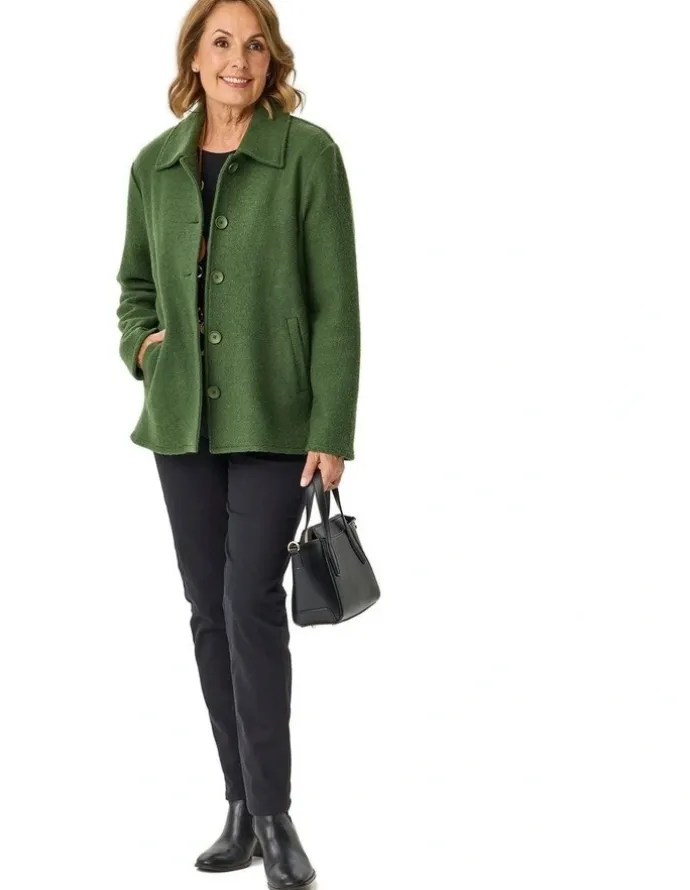 Fella Hamilton Aitken Boiled Wool Button Cardigan
