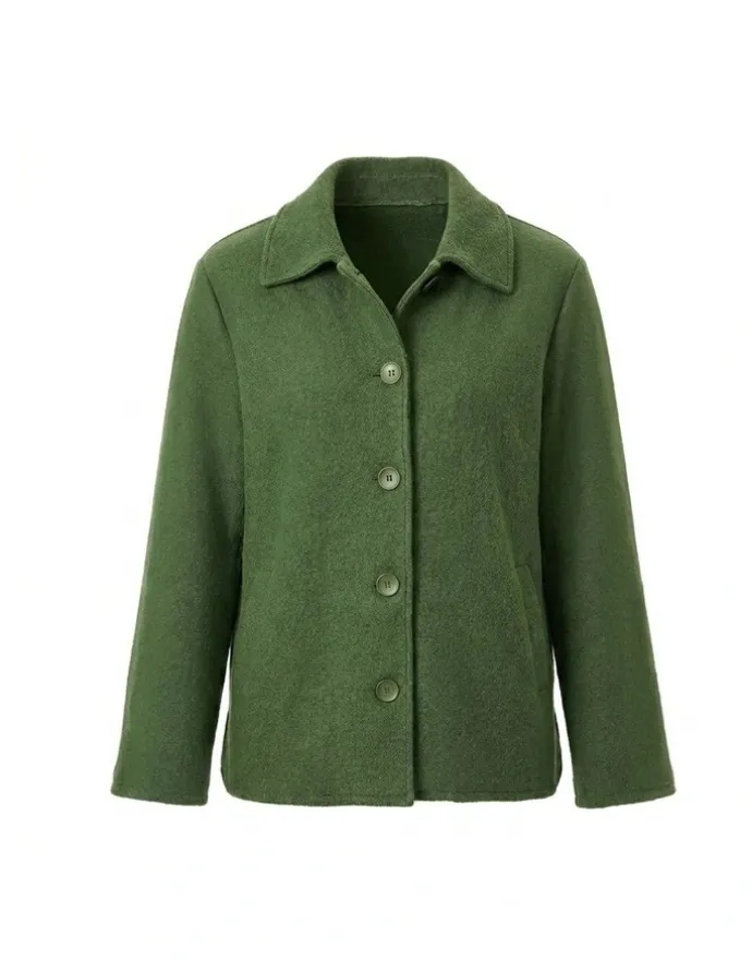 Fella Hamilton Aitken Boiled Wool Button Cardigan