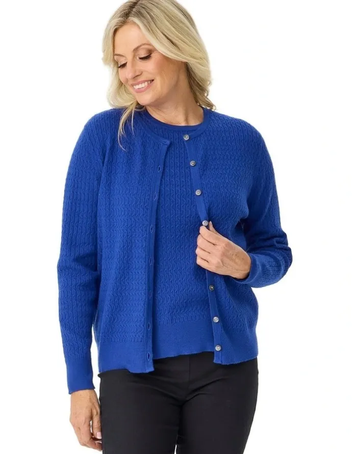 Fella Hamilton Clovelly Mini Cable Cardigan