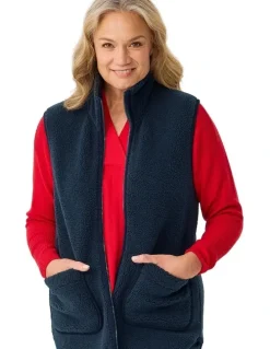 Fella Hamilton Explore Fleece Longline Zip Vest