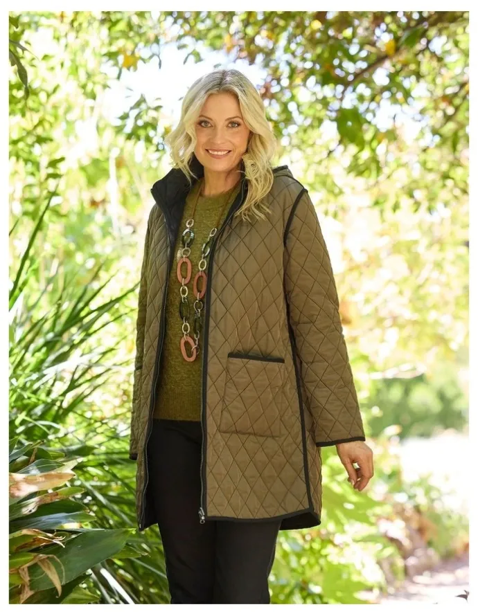 Fella Hamilton Forest Reversible Quilted Jacket