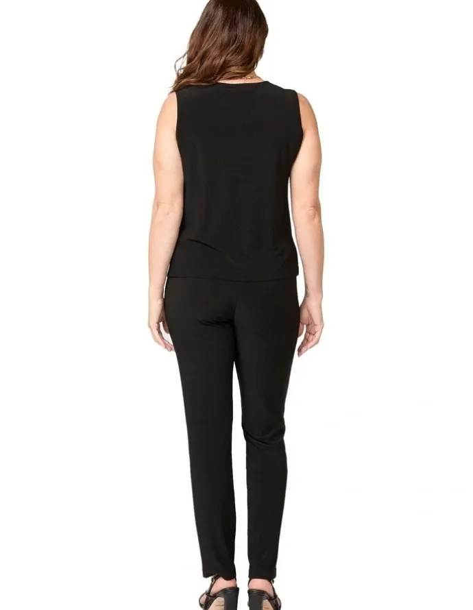 Fella Hamilton Hush Shorter Camisole in Black