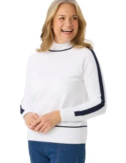 Fella Hamilton Jethro Contrast Trim Sweater