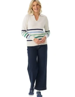 Fella Hamilton Kelsey Stripe Long Sleeve Sweater