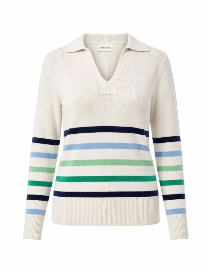 Fella Hamilton Kelsey Stripe Long Sleeve Sweater