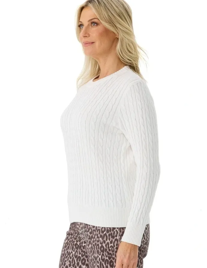 Fella Hamilton Kidman Cable Sweater