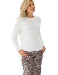 Fella Hamilton Kidman Cable Sweater