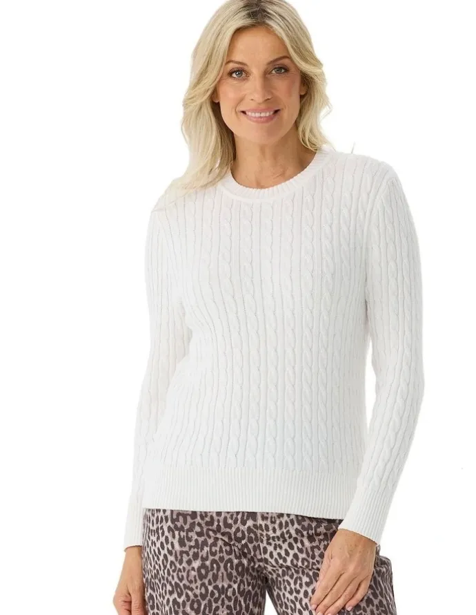 Fella Hamilton Kidman Cable Sweater