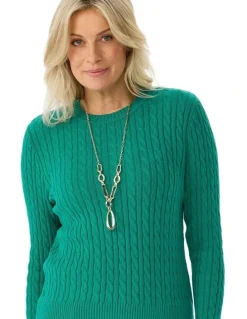 Fella Hamilton Kidman Cable Sweater
