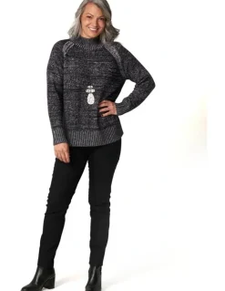 Fella Hamilton Plated Raglan Sweater