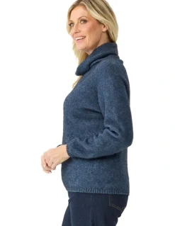 Fella Hamilton Possum Moss Stitch Cowl Sweater