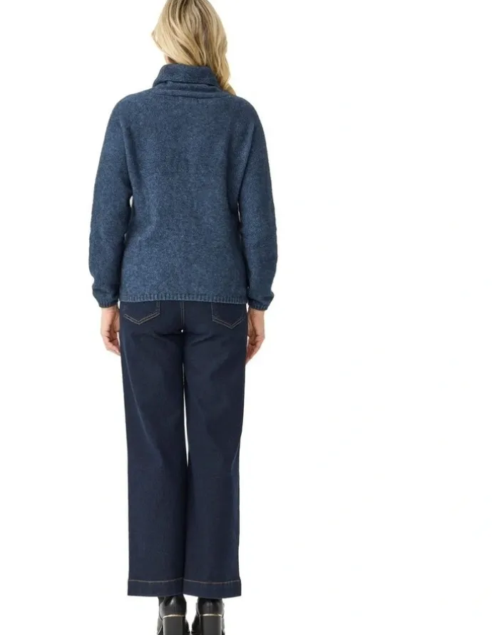 Fella Hamilton Possum Moss Stitch Cowl Sweater