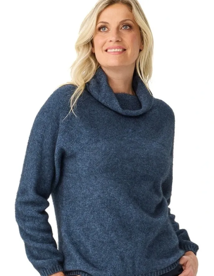 Fella Hamilton Possum Moss Stitch Cowl Sweater