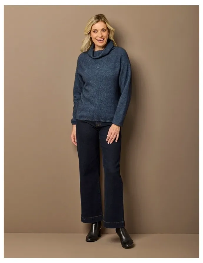 Fella Hamilton Possum Moss Stitch Cowl Sweater