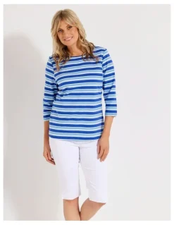 Fella Hamilton Sally Stretch Long Short in White