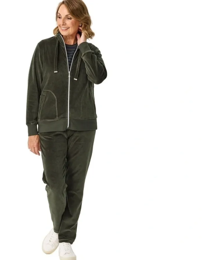 Fella Hamilton Valley Zip Up Velour Jacket